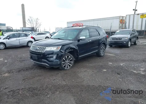 2016 Ford Explorer Platinum z USA, uszkodzony, nr VIN 1FM5K8HT3GGB38741